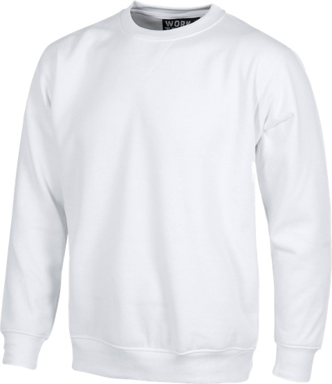 Sudadera Trabajo Cuello Redondo - TS5505 Blanca