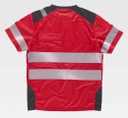 Camiseta Técnica Roja Reflectante - TC9242