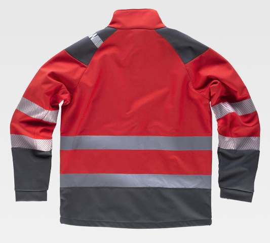 Chaqueta Softshell Roja Reflectante - TS9202