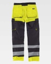 Pantalón Negro Amarillo Combinado Reflectante - TC2914