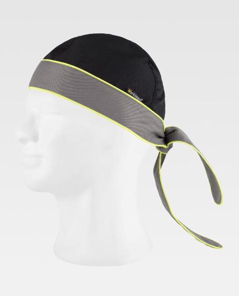 Gorro Cocina Bandana Antimancha Negra