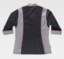 Chaqueta Cocina Transpirable Mujer Negra - TB9241