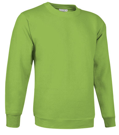 Sudadera trabajo Cuello Redondo personalizable  - VL9900 verde lima