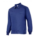 Cazadora trabajo Cremallera bolsillos cintura elastica uniforma V61601 Azul Royal azulina