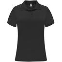 Polo Técnico de trabajo Entallado Mujer de color Negro, personalizable con logo de empresa en Uniforma  - LY0410