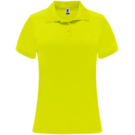 Polo Técnico Entallado Mujer Amarillo - LY0410