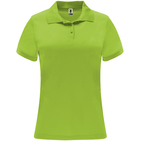 Polo Técnico Entallado Mujer Verde Lima - LY0410