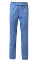 Pantalón trabajo comodo Cintura de Goma azul celeste- V533001