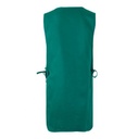 Delantal Casulla verde Reversible con bolsillo central y ajuste de cintas personalizable con logo en uniforma   - V254201