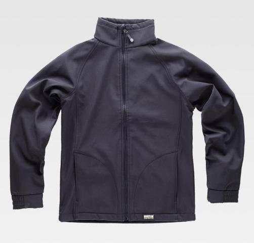 Chaqueta Softshell Negra Doble Capa - TS9100