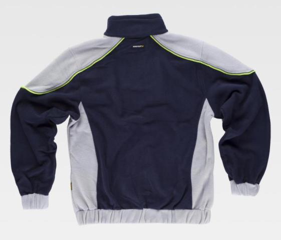 Chaqueta de trabajo Polar de diseño moderno con vivos reflectantes, personalizable con logo de empresa en Uniforma   - TWF5857