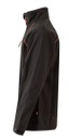 Cazadora Softshell Bicolor Negra y naranja triple capa impermeable V206001