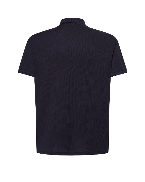 Polo Azul Marino de trabajo en tejido de poliéster Técnico para uso diario, transpirable, no necesita plancha, lavado fácil, de secado rápido, colores resistentes, persobalizable con logo de empresa en Uniforma, serigrafía o bordado - Sportpique - HK4255