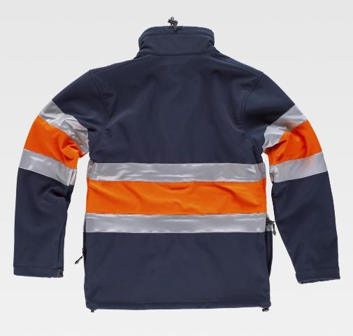 Chaqueta de trabajo impermeable cortavientos Softshell Alta visibilidad - TS9520