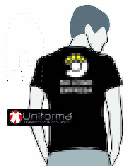 Imprimir logo grande a dos colores en ropa  - PX160