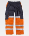 Pantalón de trabajo reflectante naranja reforzado  -TC3214