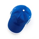 Gorra azul con ralla blanca Algodón MK8544