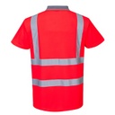 Polo Rojo Alta visibilidad Tallas Grandes - PS477