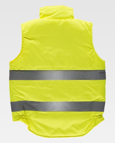Chaleco Amarillo Acolchado reflectante Alta visibilidad - TC3209