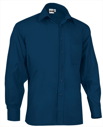 Camisa Azul marino Manga Larga - VL7100