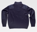 Jersey Azul marino de Punto Grueso y Cuello Alto - TS5501