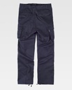Pantalón de trabajo reforzado con culera y rodilleras grueso y resistente de color Azul marino  - TB1416