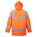 Parka de alta visibilidad Naranja para frío intenso y tallas grandes - PRT30