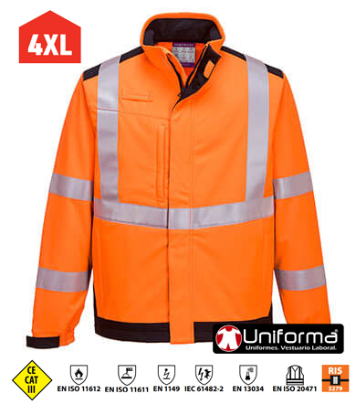 Softshell Ignífugo Multinorma ARC Naranja - PMV72