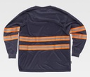 Camiseta Manga Larga Bandas Reflectantes TC3937
