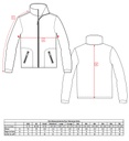 Chaqueta polar grueso en tallas grandes hasta la 8Xl con cierre de cremallera central homologado para frío según EN 14058, tabla de medidas  - PF400