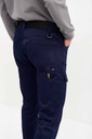 Pantalón Stretch Slim Fit Monza de color marino para empresas - MZ1141Top