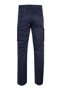 Pantalón de trabajo azul Marino Forrado para combatir el frío del invierno en tejido elástico Stretch Multibolsillos personalizable para empresas en uniforma - V103015S