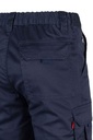 Pantalón Pantalón de trabajo azul Marino Forrado para combatir el frío del invierno en tejido elástico Stretch Multibolsillos personalizable para empresas en uniforma - V103015S