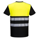 Camiseta Bicolor Alta Visibilidad Reflectante bicolor con algodón - PPW311