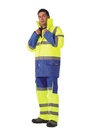 Parka Alta Visibilidad Clase 3 Amarilla y azul - TC3711