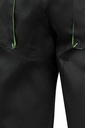 Pantalón de trabajo tipo Bermuda Bicolor Negro y verde en tejido reforzado - V103010S