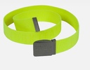Cinturón elástico para pantalones de trabajo ajustable de color amarillo fluor de alta visibilidad   - TWFA501