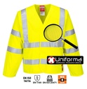 Chaqueta de Alta Visibilidad antiestática  Ignífuga resistente a la llama de coloa amarillo - PFR85