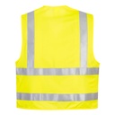 Chaleco de alta visibilidad Amarillo reflectante ignífugo resistente a la llama en uniforma  PFR75