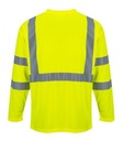 Camiseta de trabajo amarilla de Manga Larga reflectante Alta Visibilidad clase 3 con Bolsillo personalizable en uniforma   - PS191