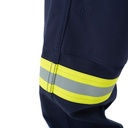Pantalón de trabajo Ignífugo Antiestático contra arco eléctrico y soldadura con bandas reflectantes para visibilidad realzada en uniforma  SF136