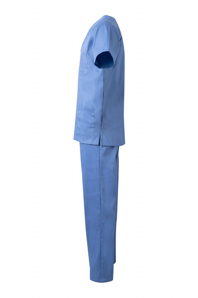 Conjunto Pijama Medico Sanitario barato y económico para el sector sanitarios enfermeros enfermeras bedeles y empresas de limpieza y mantenimiento personalizable con logo de empresa en uniforma V800
