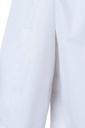 Bata de trabajo Blanca en tejido Elástico Cuello Mao personalizable para empresas en uniforma