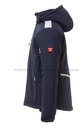 Chaqueta tipo Softshell Acolchado contra el frío impermeable con capucha de color azul marino personalizable  en uniforma PY2022