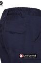 Pantalón de trabajo de mujer de diseño multi bolsillos, con bolsillos de cargo con fuelles, en tejido elástico Stretch por construcción con un 38% de tejido EME, con costuras de seguridad y cinturilla elástica, personalizable con logo de empresa en uniforma,  - V103002SW