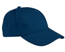 Gorra azul de Algodón 270 grms de buena calidad en tejido de sarga, diseño de 6 paneles, personalizable con logo de empresa en uniforma - VL2530