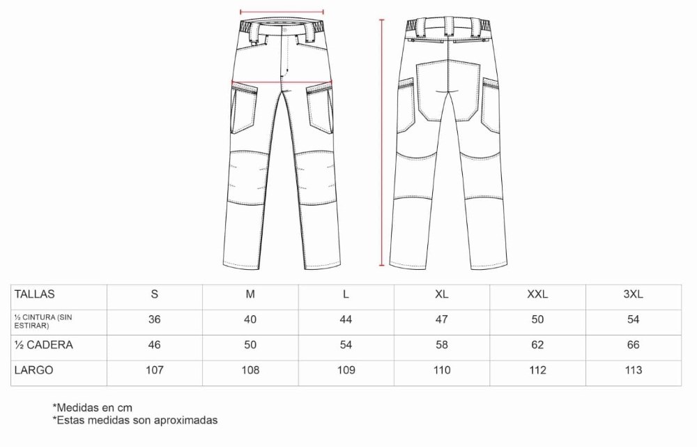 Pantalón de trabajo para vigilantes de seguridad y vigilantes jurados en tejido técnico elástico bidireccional personalizable en uniforma  - TB1434