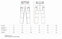 Pantalón de trabajo para vigilantes de seguridad y vigilantes jurados en tejido técnico elástico bidireccional personalizable en uniforma  - TB1434