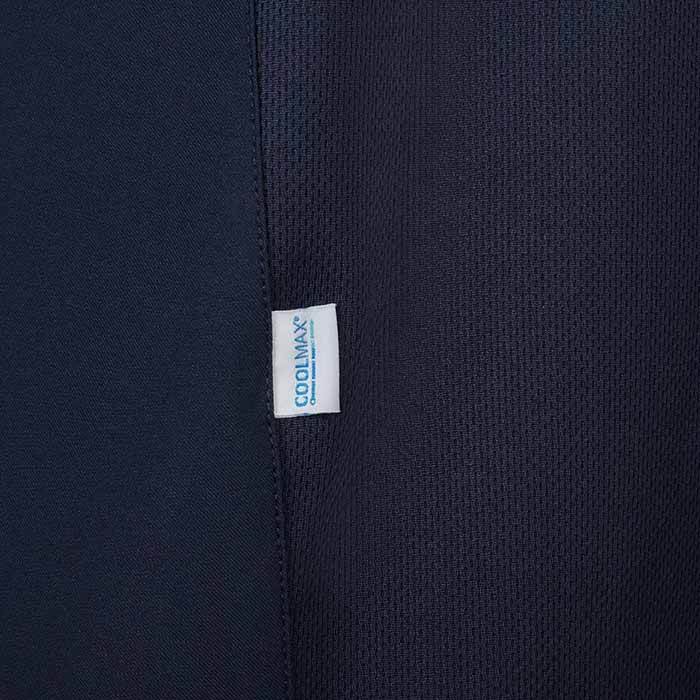 Chaqueta Cocina Azul marino con tejido CoolMax de Manga Larga personalizable con logo de empresa en Uniforma - V405210