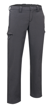 Pantalón Técnico Elástico en tejido de Softshell de color gris, en Uniforma, personalizable con logo o texto con serigrafía o bordado - VL4170